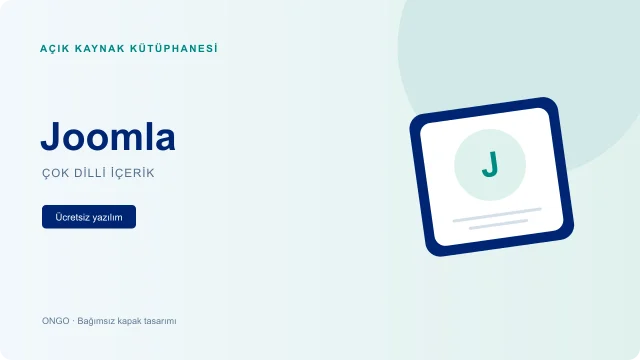 Joomla – PHP İçerik Yönetim Sistemi için bağımsız ONGO kapak tasarımı