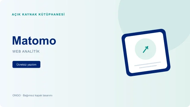 Matomo – Web Analitik Yazılımı için bağımsız ONGO kapak tasarımı