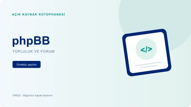 phpBB – Forum Yazılımı için bağımsız ONGO kapak tasarımı